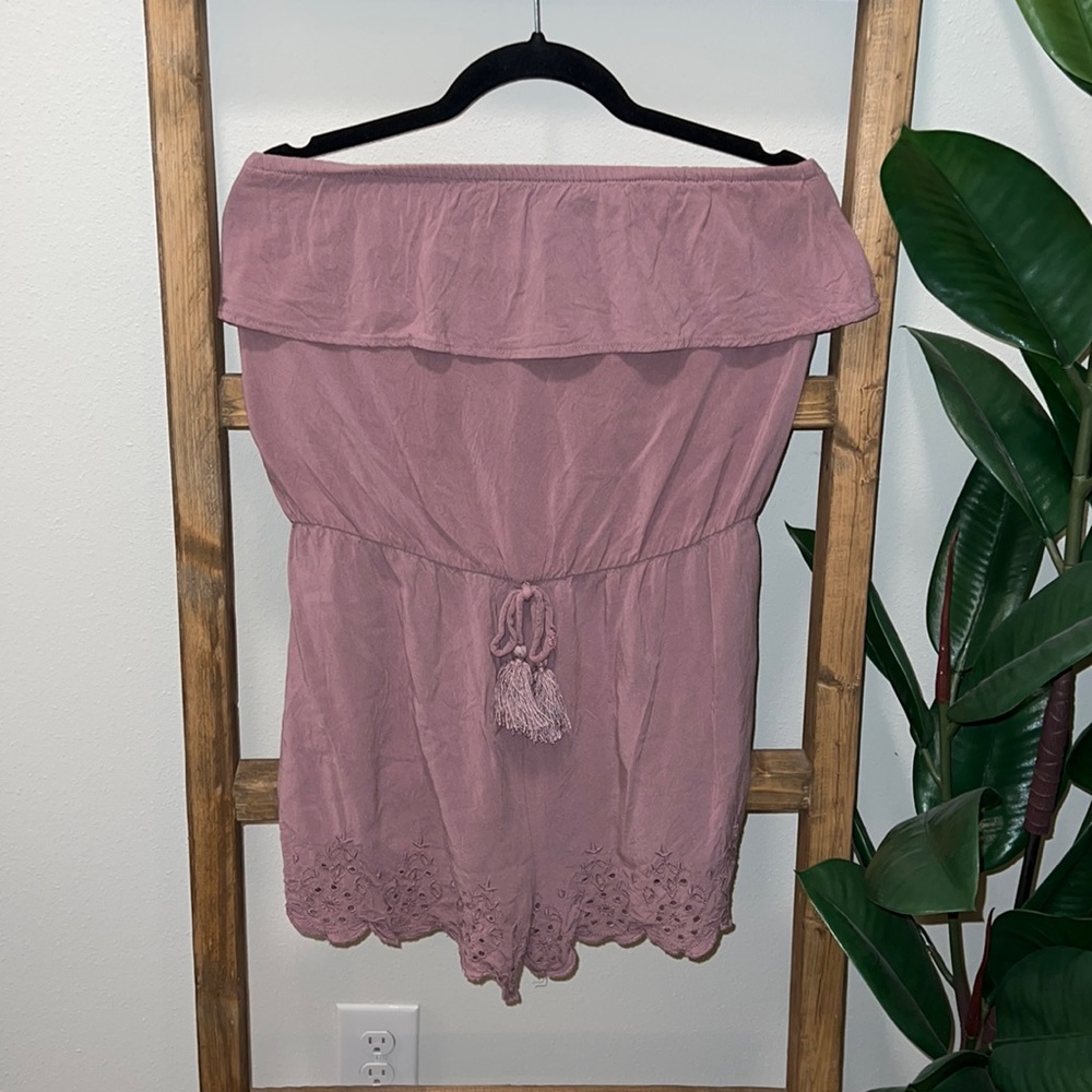 Strapless Romper